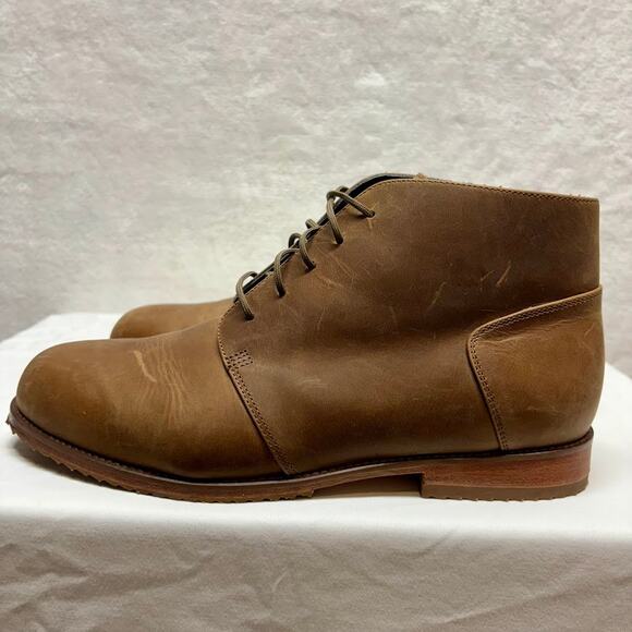 Nisolo Everyday Chukka Brown Leather Boot Men's Size 8.5 - Picture 12 of 14